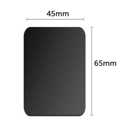 65 x 45mm Steel Plate Self-Adhesive 3M for Smartphone